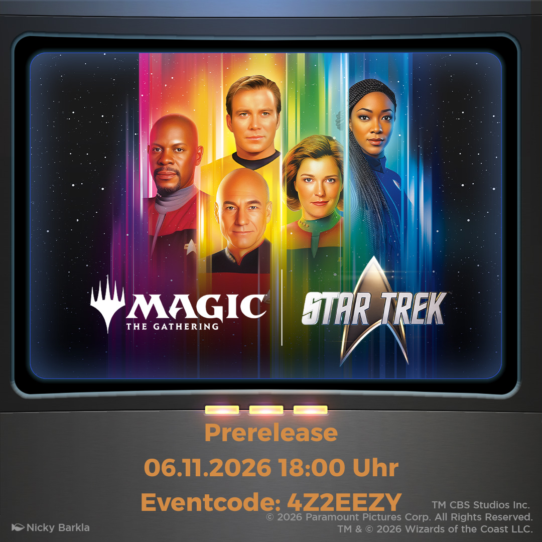 MTG - Star Trel -  Prerelease Event Ticket 06.11.2026 18:00 Uhr Code: 4Z2EEZY