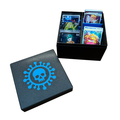 TCG Aufbewahrungskiste – Blau / Schwarz oder Sparkling Schwarz | Mit 6 Trennern