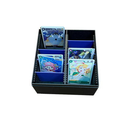 TCG Aufbewahrungskiste – Violett / Schwarz oder Sparkling Schwarz | Mit 6 Trennern