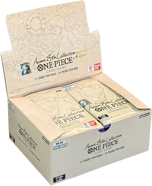 EB02 - One Piece Card Game - EXTRA BOOSTER -Anime 25th Collection- [ENG]  | Live-Opening