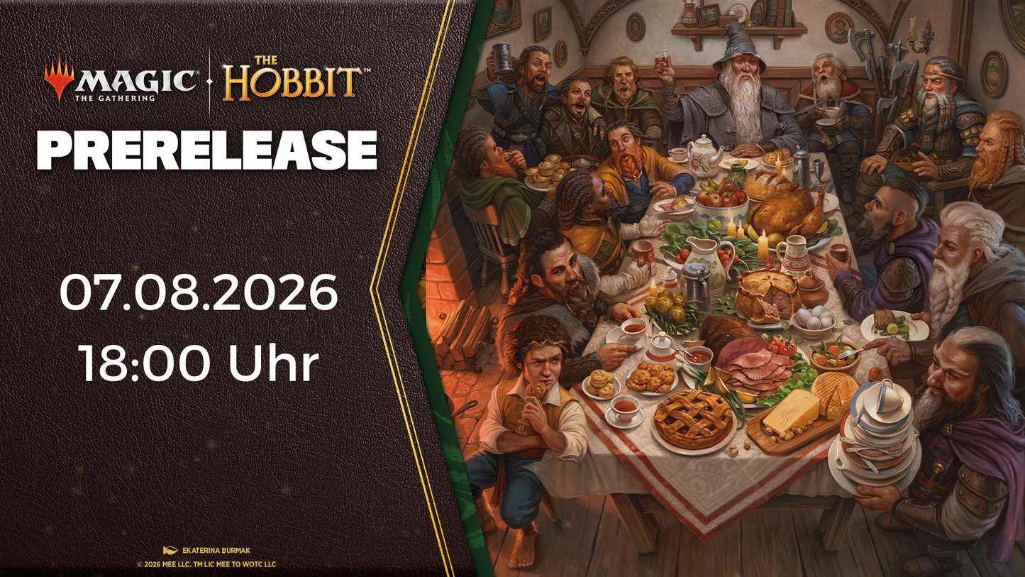 MTG - Der Hobbit -  Prerelease Event Ticket 07./08.08.2026 18:00 Uhr